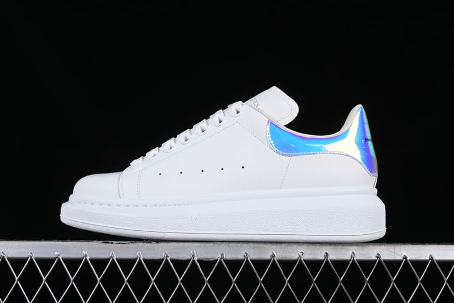 Alexander McQueen Oversized White Shock Pink
