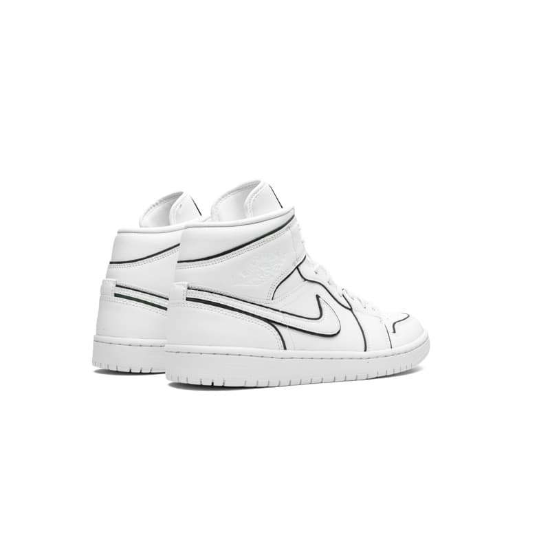 Air Jordan 1 Mid Iridescent Reflective White