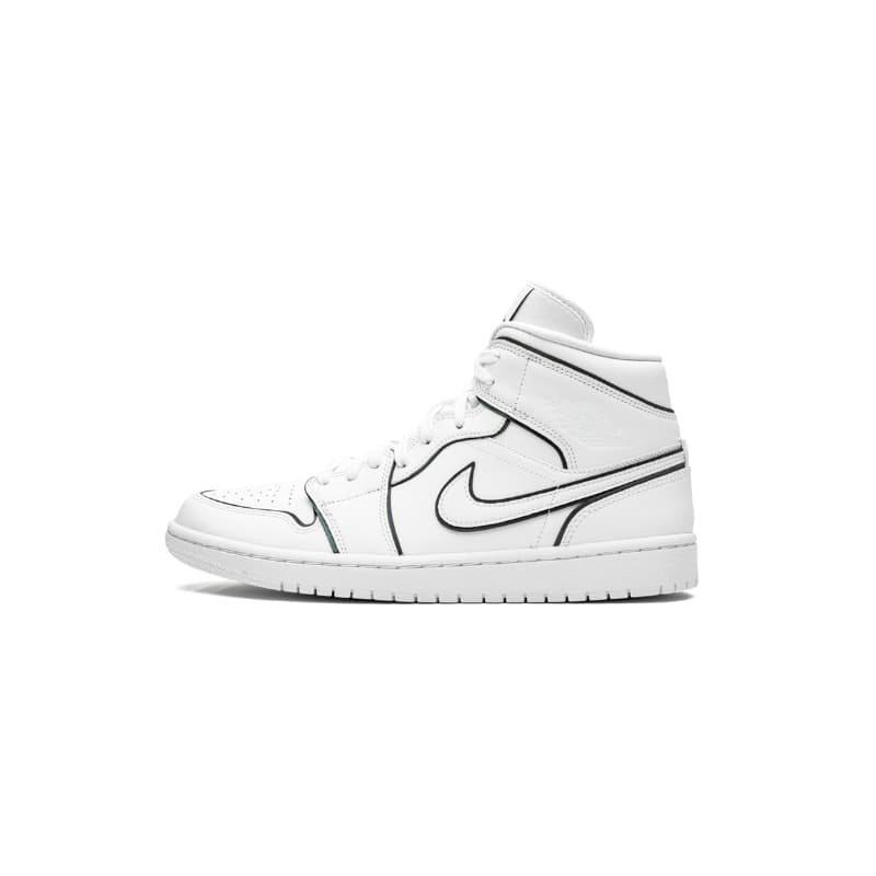Air Jordan 1 Mid Iridescent Reflective White