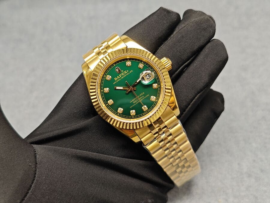 Relógio BAPE Type 6 BAPEX Dourado