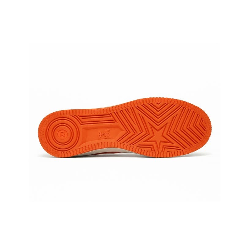Bape sta patent orange white