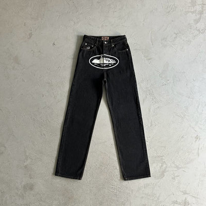 Pronta Entrega - Calça Jeans Corteiz Preto