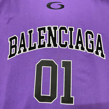 Camiseta Balenciaga Basketball Series Roxo