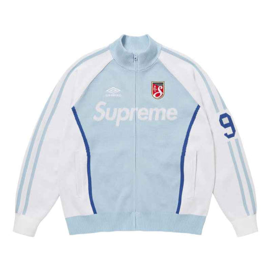 Jaqueta Supreme x Umbro Zip Up Light Blue