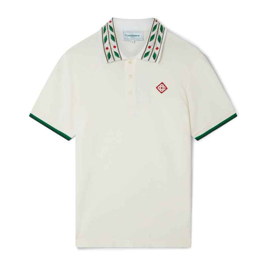 Camiseta Casablanca Classic Laurel Polo Branca