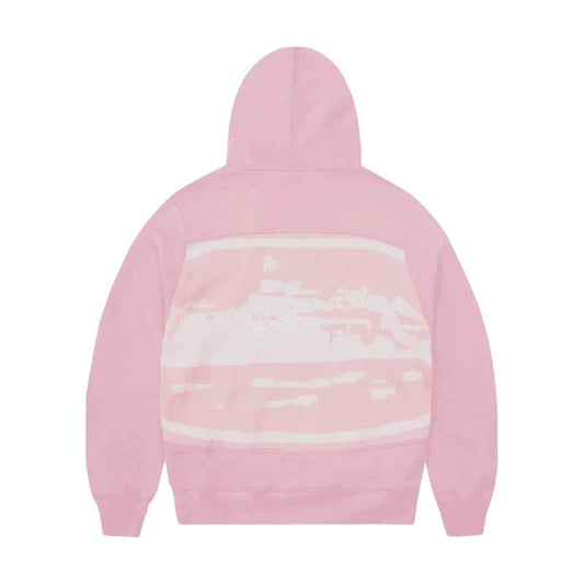 Jaqueta Corteiz Hybrid Knit Alcatraz Rosa