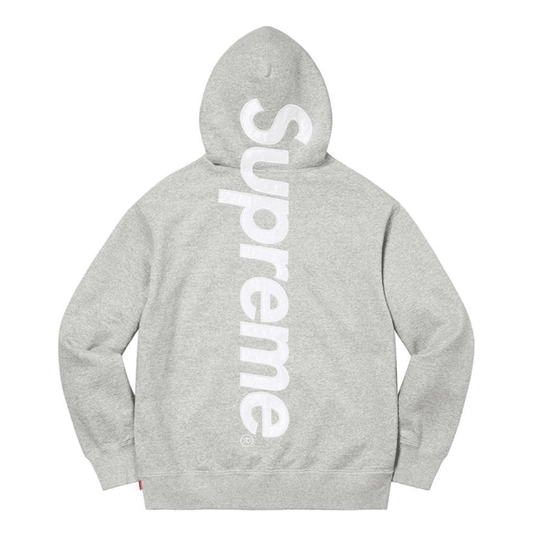 Moletom Supreme Satin Appliqué Cinza