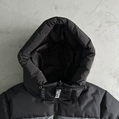 Jaqueta Trapstar Decoded Puffer Black/Grey