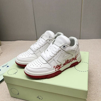 Off-White Out of Office Low For Walking White Red