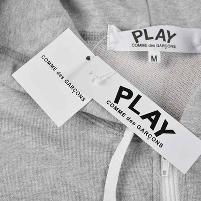 Moletom Comme des Garçons PLAY Logo Cinza