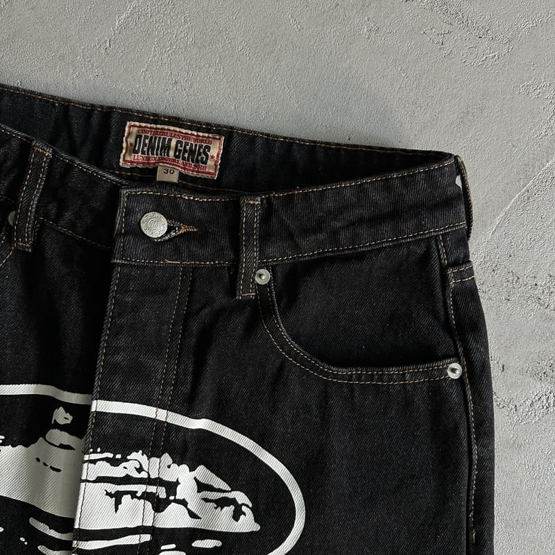 Pronta Entrega - Calça Jeans Corteiz Preto