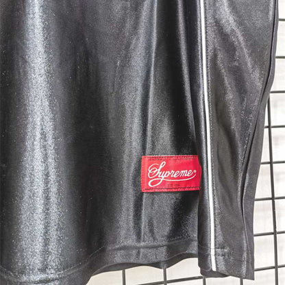 Camiseta Supreme Paneled Jersey Preta