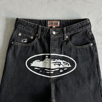 Pronta Entrega - Calça Jeans Corteiz Preto