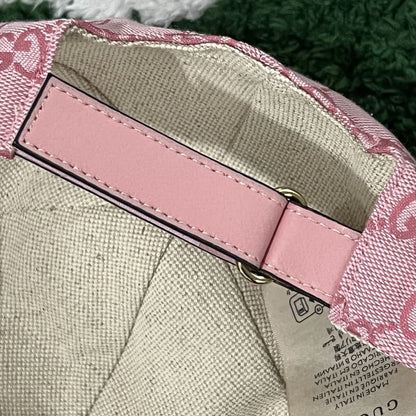 Boné Gucci Canvas GG Rosa