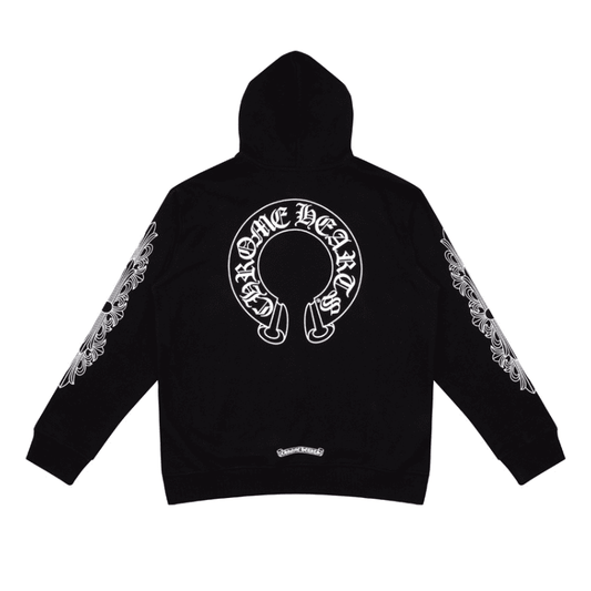 Moletom Chrome Hearts Horseshoe Floral Preto