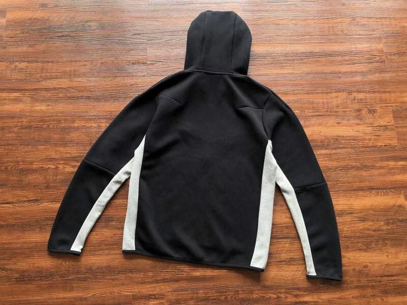 Pronta Entrega - Jaqueta Nike Tech Fleece Preta e Cinza
