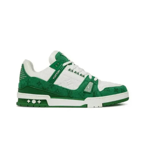 LV Trainer Green Monogram Denim