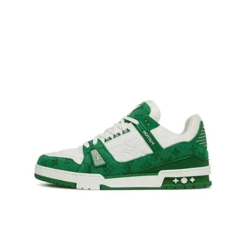 LV Trainer Green Monogram Denim