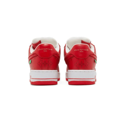 Louis Vuitton x Nike Air Force 1 by Virgil Abloh Red
