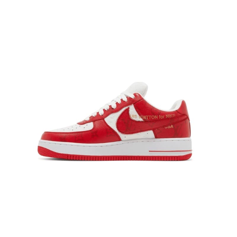 Louis Vuitton x Nike Air Force 1 by Virgil Abloh Red