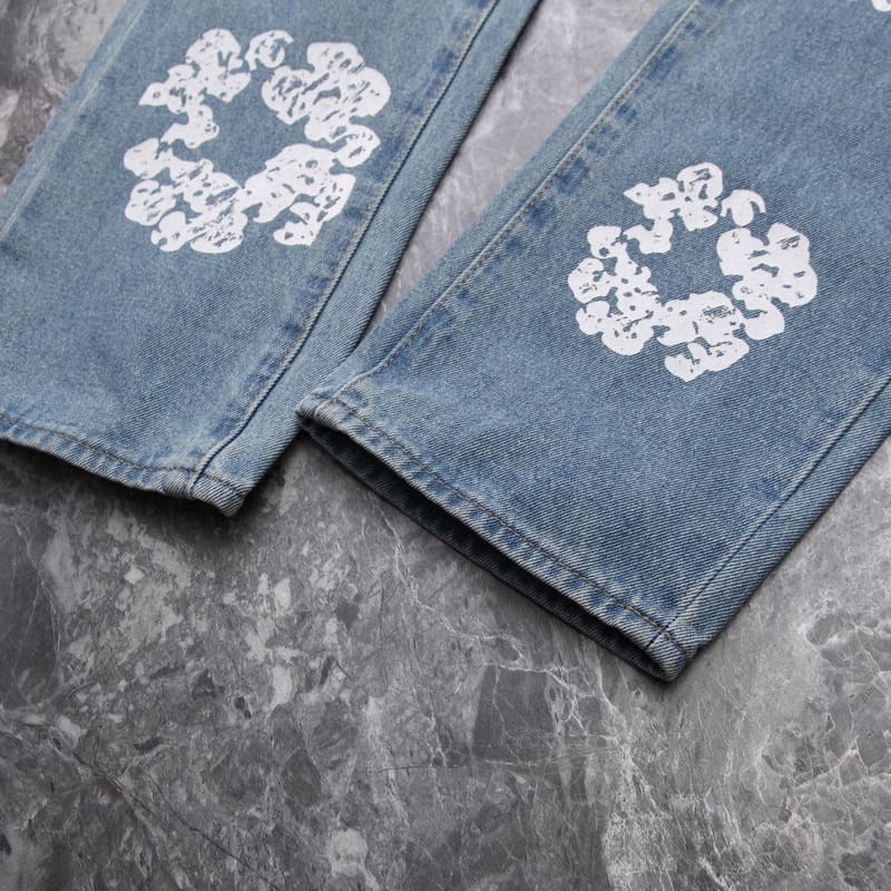 Pronta Entrega - Calça Denim Tears x Levi's Cotton Wreath Jean Ligh Wash