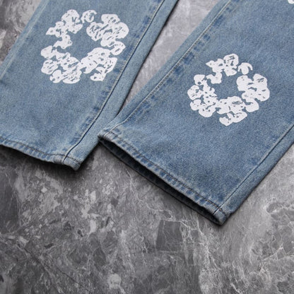 Pronta Entrega - Calça Denim Tears x Levi's Cotton Wreath Jean Ligh Wash