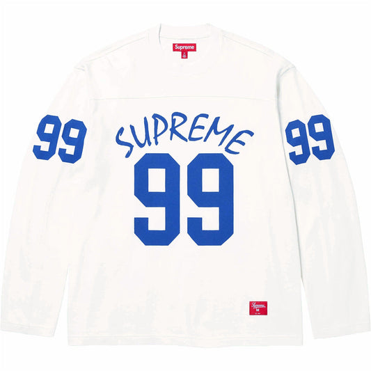 Camiseta Supreme 99 L/S Football Branca