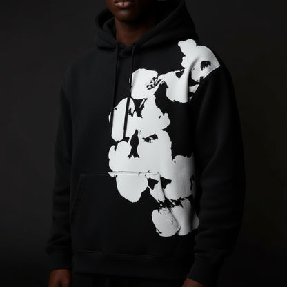 Moletom Denim Tears Big Cotton Wreath Black