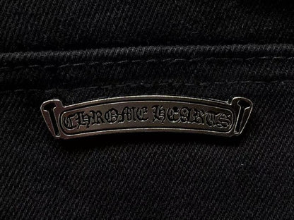 Calça Jeans Chrome Hearts Cross Pink