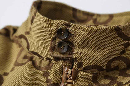 Jaqueta Gucci Jumbo GG Canvas Beige