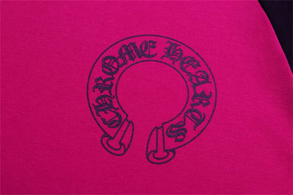Chrome Hearts Horseshoe Baseball Preta/Rosa