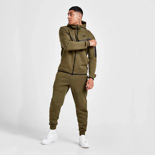 Conjunto Nike Tech Fleece Rough Green Black