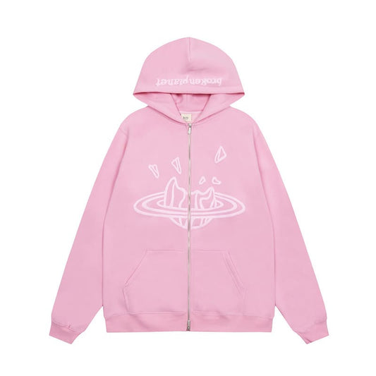 Moletom Broken Planet Candy Pink