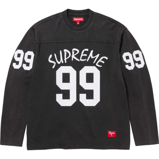 Camiseta Supreme 99 L/S Football Preto