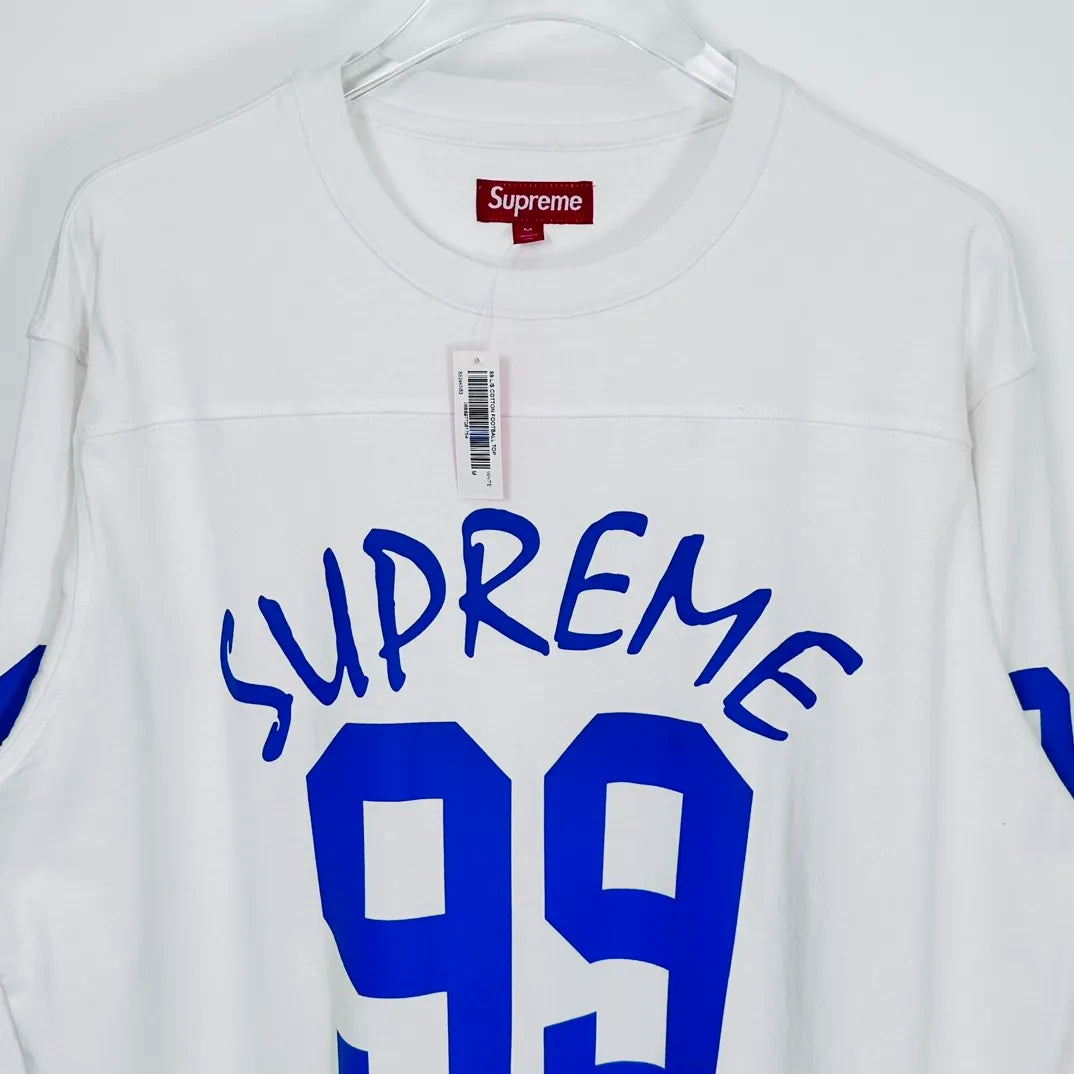 Camiseta Supreme 99 L/S Football Branca