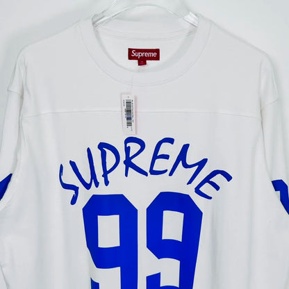 Camiseta Supreme 99 L/S Football Branca