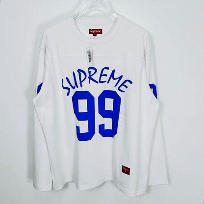 Camiseta Supreme 99 L/S Football Branca