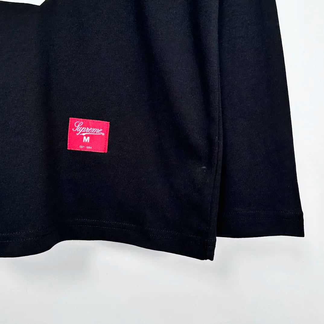 Camiseta Supreme 99 L/S Football Preto
