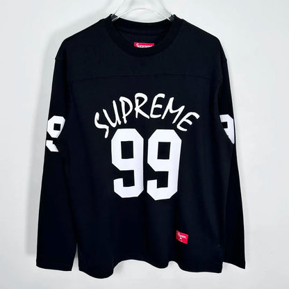 Camiseta Supreme 99 L/S Football Preto