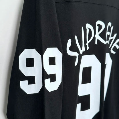 Camiseta Supreme 99 L/S Football Preto