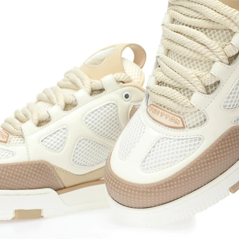 LV Skate Beige White