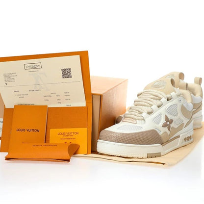 LV Skate Beige White